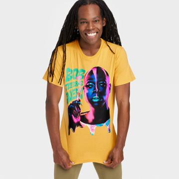 Pride Adult Bob The Drag Queen Short Sleeve T-shirt - Gold
