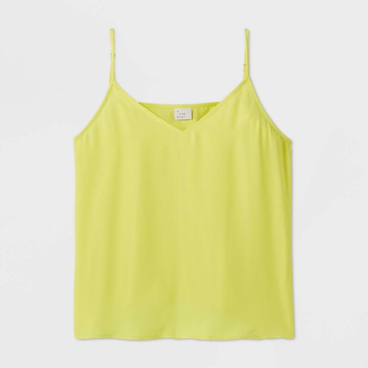 Women's Cami - A New Day Lime Xs, Women's, Green