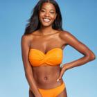 Women's Molded Bandeau Bikini Top - Kona Sol Zest Orange D/dd Cup