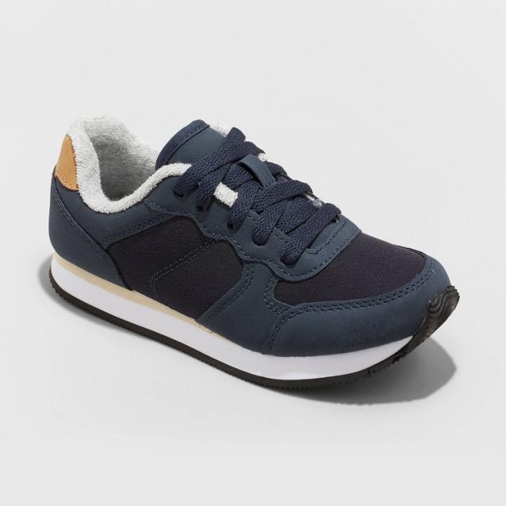 Boys' Lace-up Jax Apparel Sneakers - Cat & Jack Navy