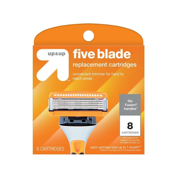 Men's Five Blade Fits Cartridges 8ct - Up&up ,