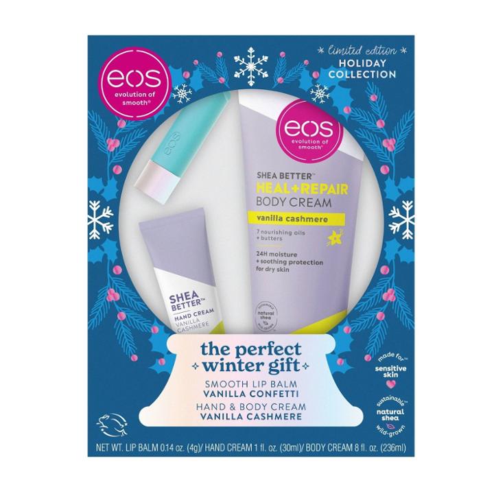 Eos Super Soft Shea Gift Set - Vanilla Cashmere And Vanilla Confetti