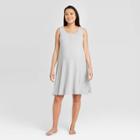 Sleeveless Nursing Henley Maternity Dress - Isabel Maternity By Ingrid & Isabel Gray