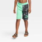 Boys' Jurassic Park Swim Shorts - Teal Green
