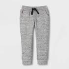 Toddler Boys' Velboa Knit Pull-on Jogger Pants - Cat & Jack Heather Gray
