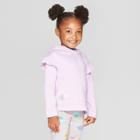 Toddler Girls' Hoodie Pullover Sweater - Cat & Jack Light Purple