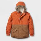 Boys' Colorblock Parka Jacket - Cat & Jack Brown