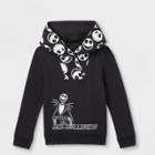 Girls' The Nightmare Before Christmas Jack Skellington Hooded Sweatshirt - Black
