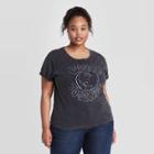Vintage Concert Tees Women's The Beatles Come Together Plus Size Short Sleeve Graphic T-shirt - Black