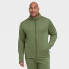Men's Tech Fleece Full Zip Hoodie - All In Motion Olive Green
