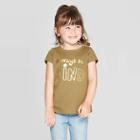 Toddler Girls' Short Sleeve Graphic T-shirt - Cat & Jack Green