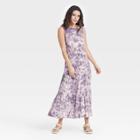 Women's Tie-dye Sleeveless Knit Dress - Knox Rose Light Purple