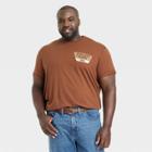Men's Big & Tall Short Sleeve Graphic T-shirt - Goodfellow & Co Brown