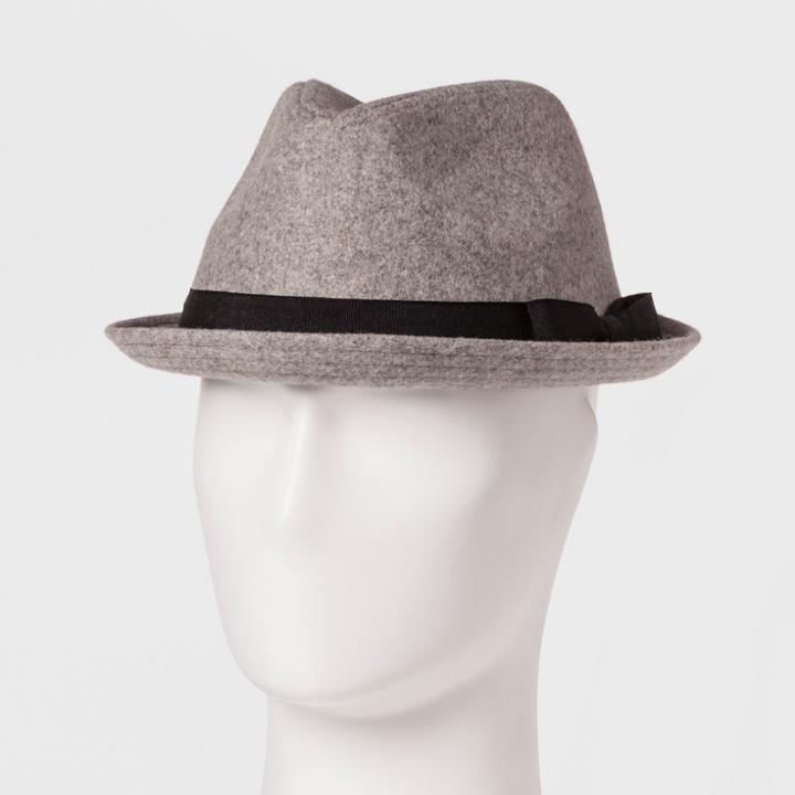 Fedoras Goodfellow & Co Grey, Men's, Size: Medium/large, Gray