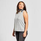 Women's Plus Size Relaxed Fit Tank Top - A New Day Gray X