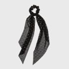 Long Tulle Tail Twister With Glitter Dots - A New Day Black