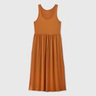 Women's Plus Size Sleeveless A-line Babydoll Dress - Ava & Viv Orange X