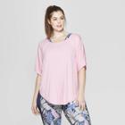 Target Women's Plus Size Open Back T-shirt - Joylab Prism Pink
