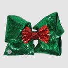Girls' Nickelodeon Jojo Siwa Glitter Bow Hair Clip - Green