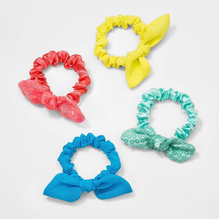 Girls' 4pk Srunchies Hairband Set - Cat & Jack
