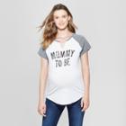 Maternity Short Sleeve Mummy To Be T-shirt - Grayson Threads - White Xl, Infant Girl's