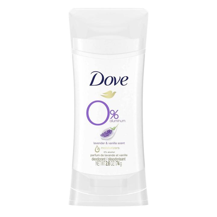 Dove Beauty Dove 0% Aluminum Lavender & Vanilla Deodorant
