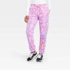 Modern Lux Women's Hype House Graphic Jogger Pants - Pink