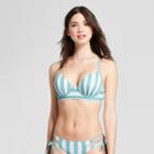 Women's Shore Light Lift Longline Bikini Top - Shade & Shore Teal/white