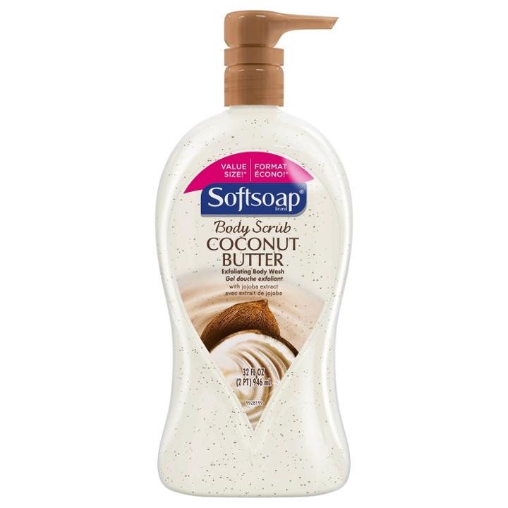 Softsoap Exfoliating Coconut Butter Body Wash