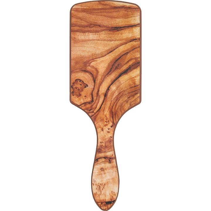 Wet Brush Shine Paddle Hair Brush Argan Infused For Thick, Curly And Coarse Hair - Wood