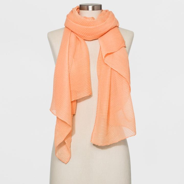 Women's Woven Light Weight Oblong - A New Day Peach (pink)