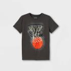Boys' 'slam Dunk' Short Sleeve Graphic T-shirt - Cat & Jack Charcoal Heather