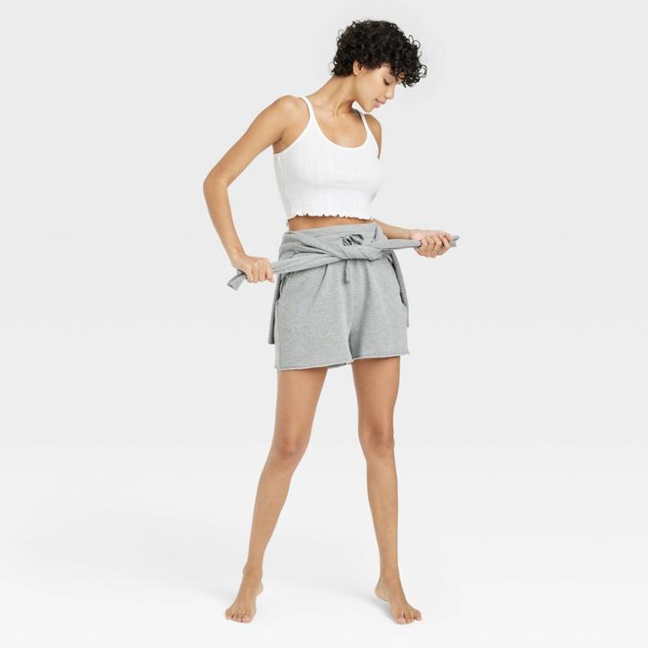Women's Lettuce Edge Lounge Camisole - Colsie White