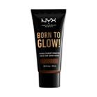 Nyx Professional Makeup Born To Glow Radiant Foundation Warm Walnut - 0.01 Fl Oz, Warm Brown