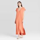 Women's Short Sleeve Dress - Prologue Orange