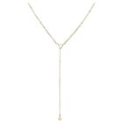 Distributed By Target Women's Triangle Y-necklace In Silver Plated - Gold