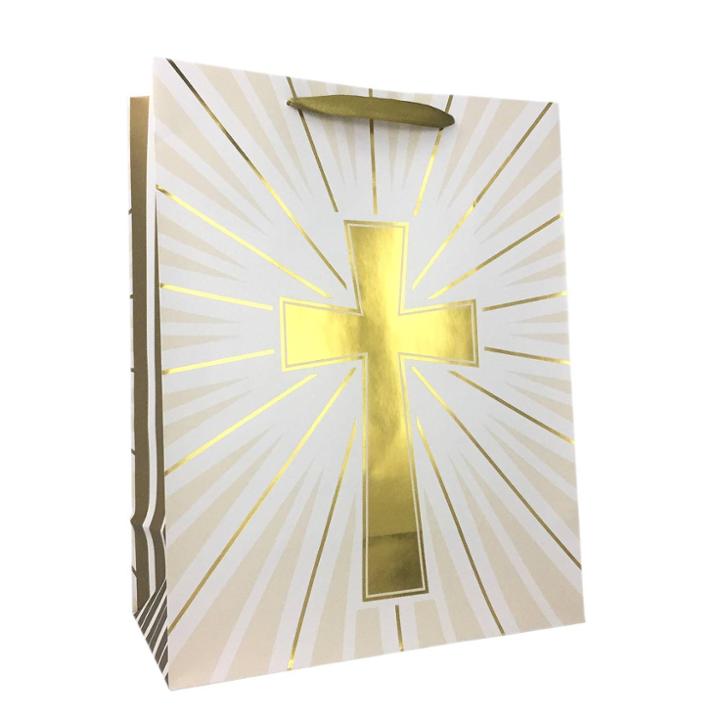 Spritz Large Cross Cub Gift Bag White -