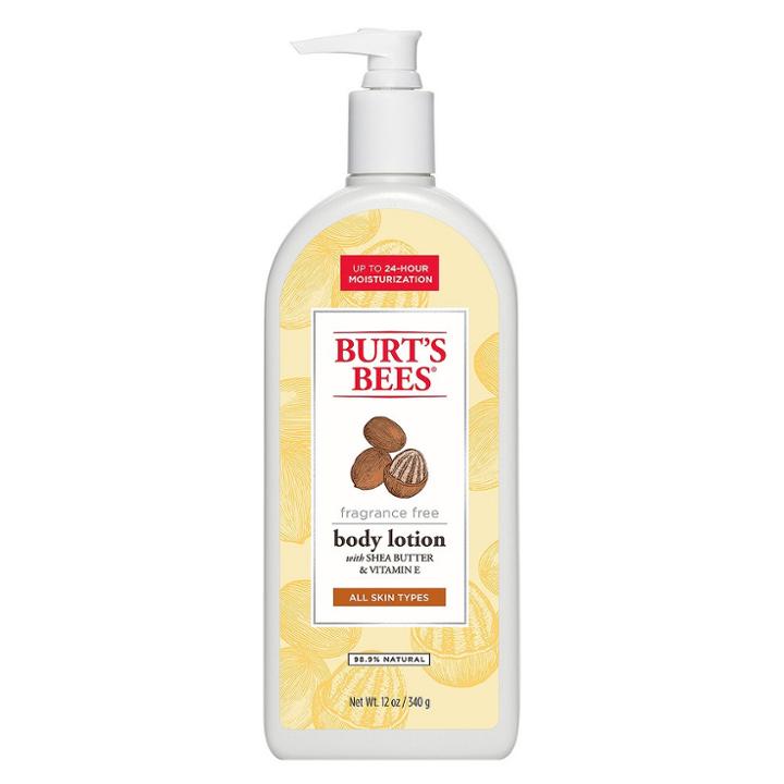 Burt's Bees Fragrance Free Shea Butter And Vitamin E Body