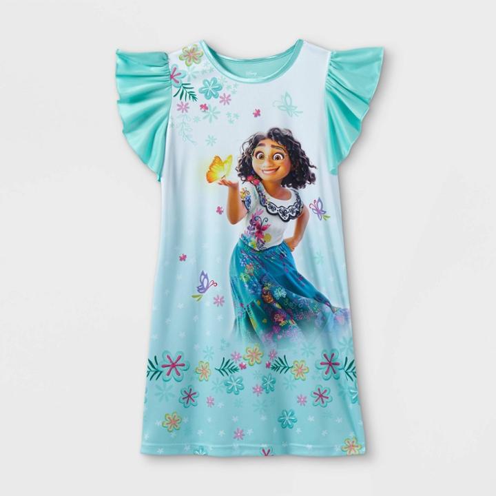 Girls' Disney Mirabel Dorm Nightgown - Green