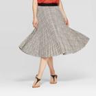Women's Relaxed Fit High-rise Midi Skirt - A New Day Gray