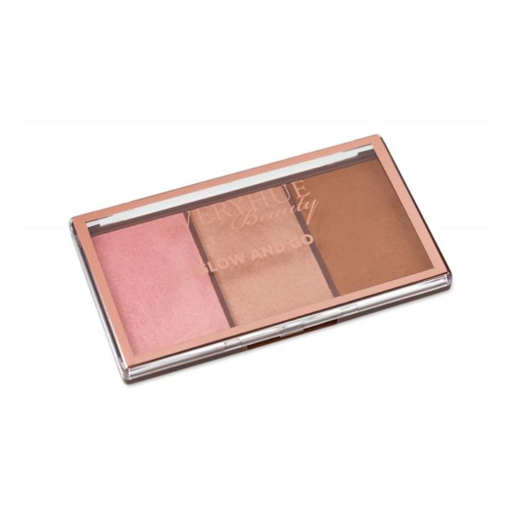 Apple Everyhue Glow And Go Pressed Powder Trio Illuminating Tan Buttercup - 0.42oz, Tan-buttercup