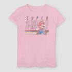 Girls' Super Mario Bros Retro Mario T-shirt - Pink