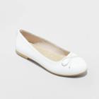 Girls' Diana Slip-on Ballet Flats - Cat & Jack White