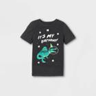 Boys' Short Sleeve 'it's My Birthday' Graphic T-shirt - Cat & Jack Black