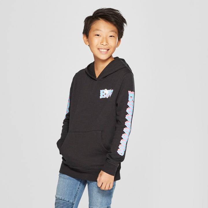Boys' Halloween Long Sleeve Sweatshirt - Art Class Black S,