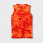 Boys' Sleeveless Printed T-shirt - All In Motion Orange