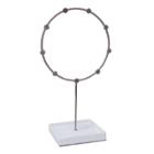 Circle Jewelry Stand White/brushed Nickel - 88 Main , Adult Unisex, Size: