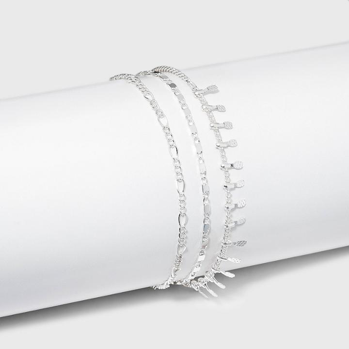 Figaro Chain Bracelet Trio - A New Day