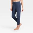 Women's Stretch Woven Ruched Leg Pants 24 - All In Motion Navy S, Women's, Size: