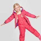 Toddler Girls' Printed Tech Fashion Jacket - Cat & Jack Pink